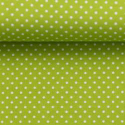 Baumwolle - Pünktchen 2mm lime